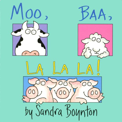 Moo, Baa, La La La Lap Edition [Board book]