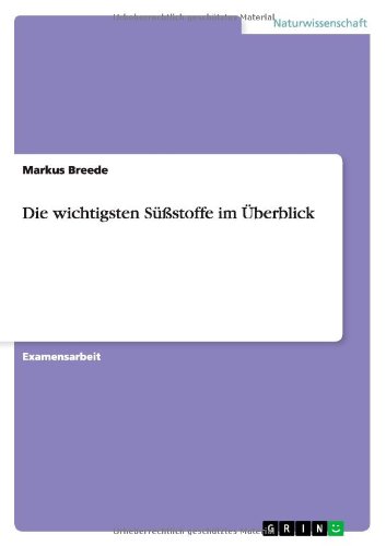 Sstoffe - Ein berblick [Paperback]
