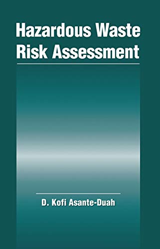 Hazardous Waste Risk Assessment [Paperback]