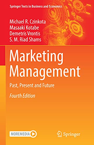 Marketing Management Past, Present and Future [Hardcover]