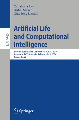 Artificial Life and Computational Intelligence Second Australasian Conference,  [Paperback]