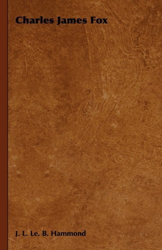 Charles James Fox [Hardcover]
