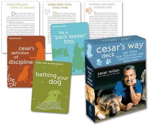 Cesar's Way Deck 50 Tips for Training and Understanding Your Dog [Cards]