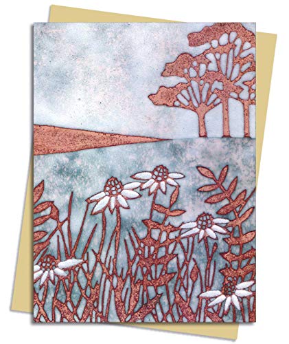 Janine Partington Copper Foil Meadow Scene Greeting Card Pack Pack of 6 [Cards]