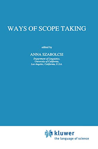 Ways of Scope Taking [Hardcover]