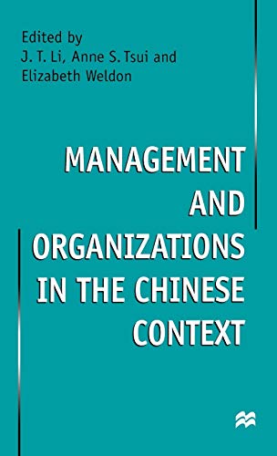 Management and Organizations in the Chinese Context [Hardcover]