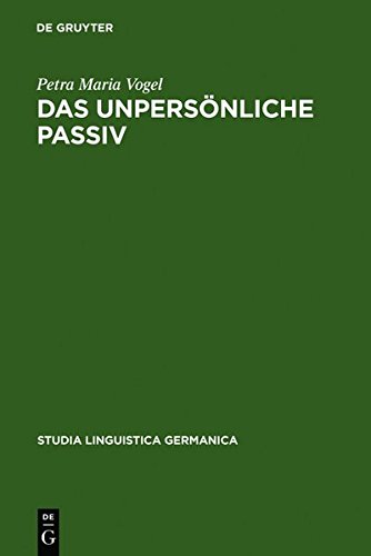 Unpersonliche Passiv [Hardcover]