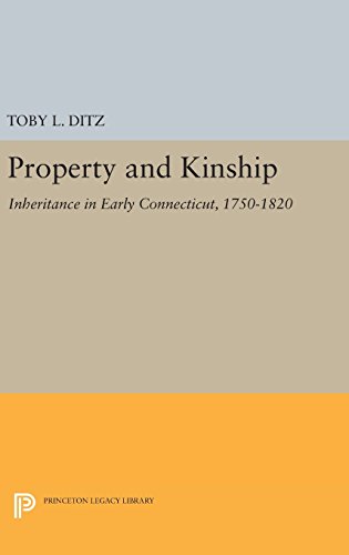 Property and Kinship Inheritance in Early Connecticut, 1750-1820 [Hardcover]