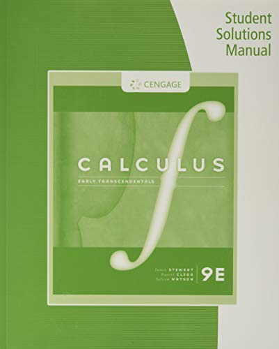 Student Solutions Manual, Chapters 1-11 for Stewart/Clegg/Watson&aposs Calculus [Paperback]