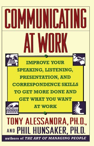 Communicating at Work [Paperback]