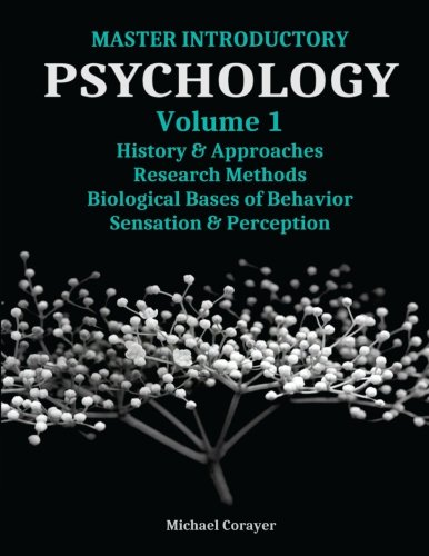 Master Introductory Psychology Volume 1 History And Approaches, Research Method [Paperback]