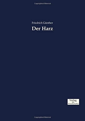 Der Harz (german Edition) [Paperback]
