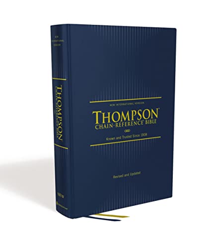 NIV, Thompson Chain-Reference Bible, Hardcover, Navy, Red Letter, Comfort Print [Hardcover]
