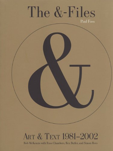 The &-Files Art & Text 1981-2002 [Paperback]