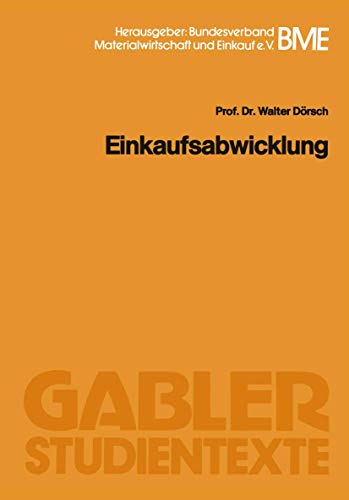 Einkaufsabwicklung [Paperback]