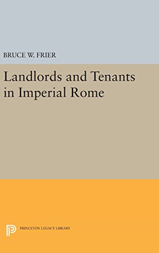 Landlords and Tenants in Imperial Rome [Hardcover]