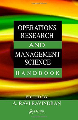 Operations Research and Management Science Handbook [Hardcover]