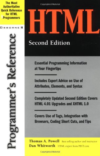 Html Programmer's Reference, 2nd Edition [Paperback]