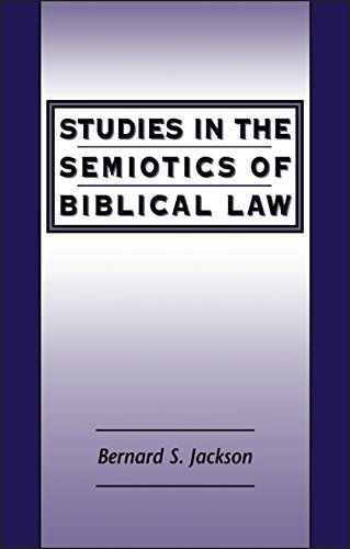 Studies in the Semiotics of Biblical Law [Hardcover]