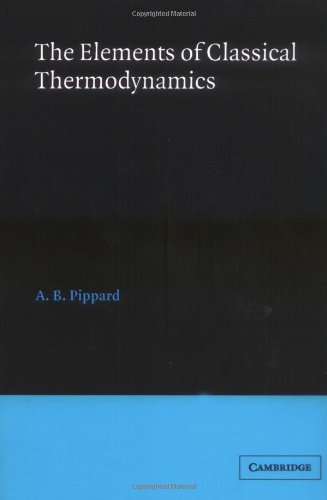 Elements of Classical ThermodynamicsFor Advanced Students of Physics [Paperback]