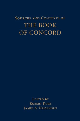 Sources And Contexts Of The Book Of Concord [Paperback]