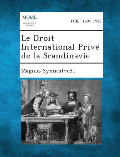 Droit International Priv de la Scandinavie [Paperback]
